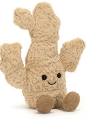NWT Jellycat Amuseables Ginger Plush, 7 inches
